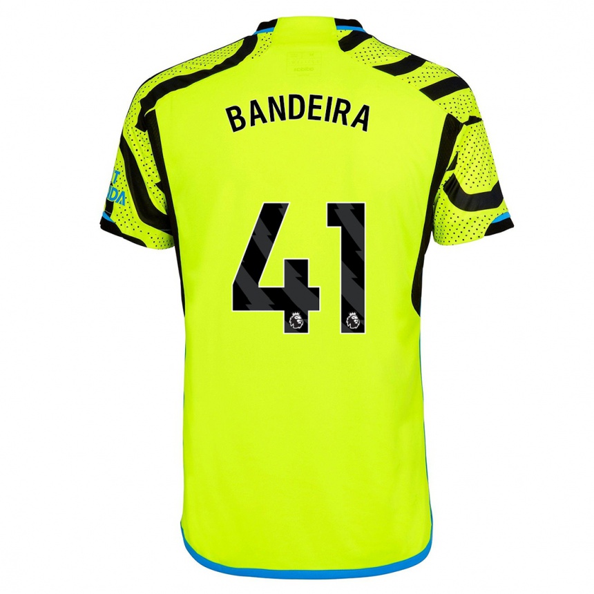 Niño Fútbol Camiseta Mauro Bandeira #41 Amarillo 2ª Equipación 2023/24