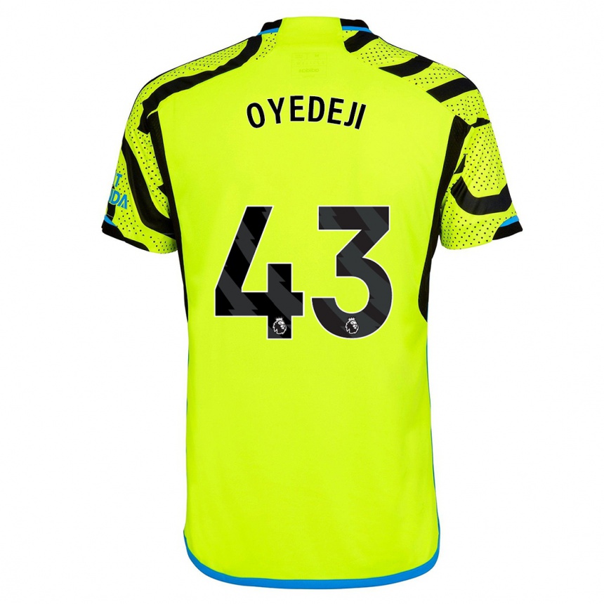 Niño Fútbol Camiseta Nathan Butler Oyedeji #43 Amarillo 2ª Equipación 2023/24