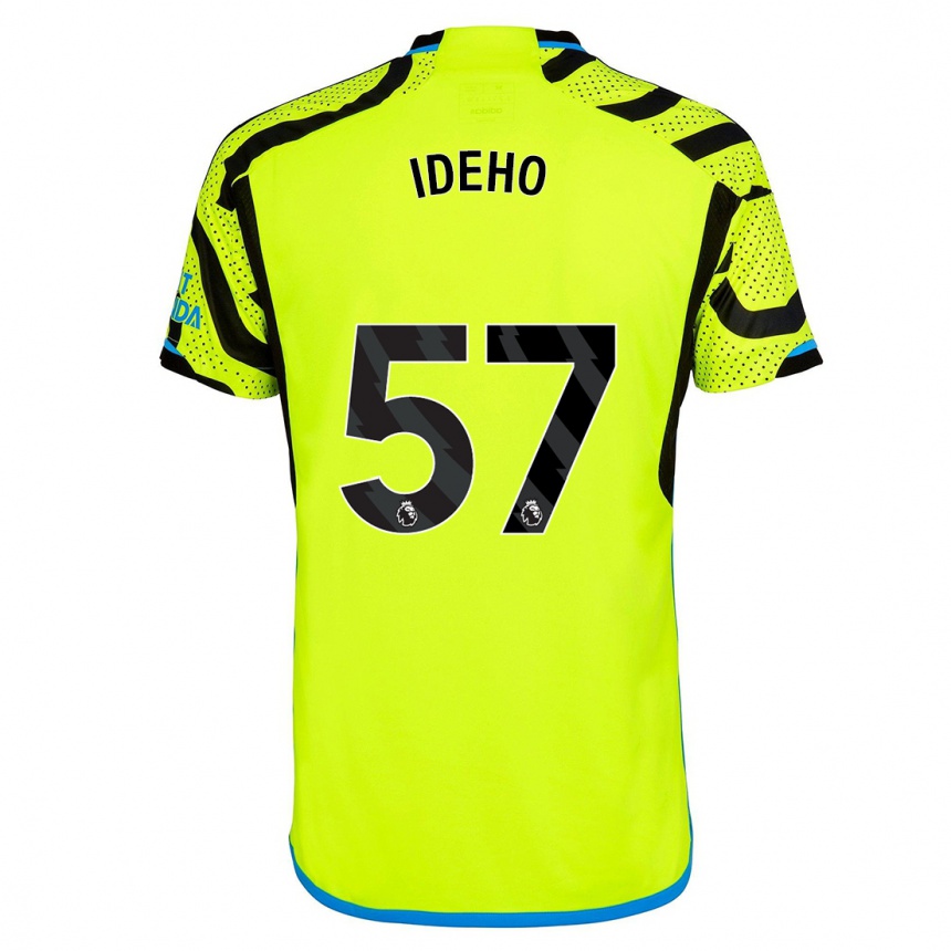 Niño Fútbol Camiseta Joel Ideho #57 Amarillo 2ª Equipación 2023/24