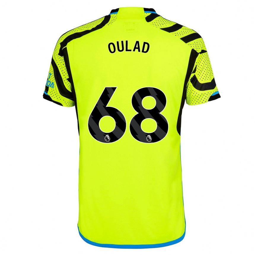 Niño Fútbol Camiseta Salah-Eddine Oulad M'hand #68 Amarillo 2ª Equipación 2023/24