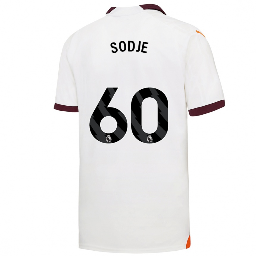 Niño Fútbol Camiseta Tai Sodje #60 Blanco 2ª Equipación 2023/24