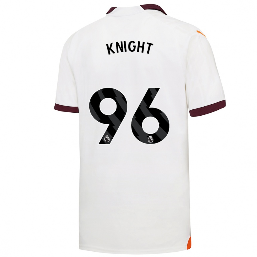 Niño Fútbol Camiseta Ben Knight #96 Blanco 2ª Equipación 2023/24