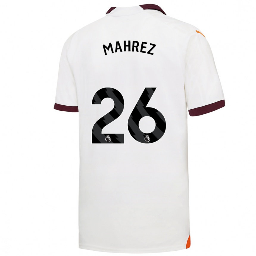 Niño Fútbol Camiseta Riyad Mahrez #26 Blanco 2ª Equipación 2023/24