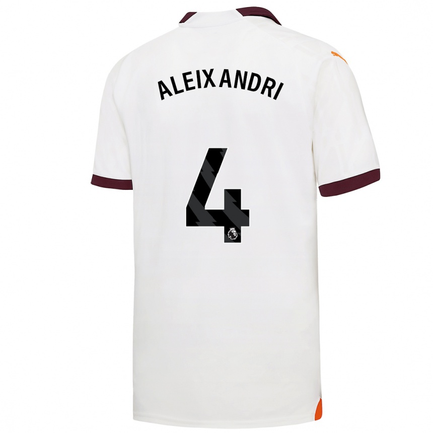 Niño Fútbol Camiseta Laia Aleixandri #4 Blanco 2ª Equipación 2023/24