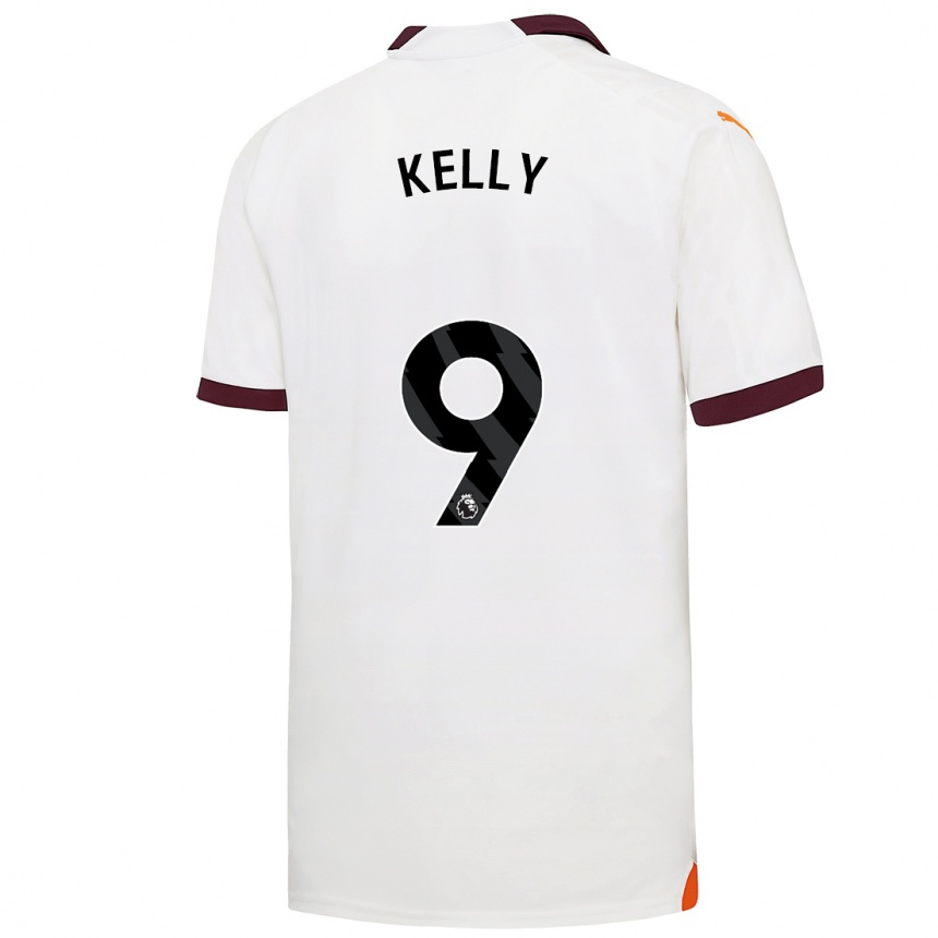 Niño Fútbol Camiseta Chloe Kelly #9 Blanco 2ª Equipación 2023/24