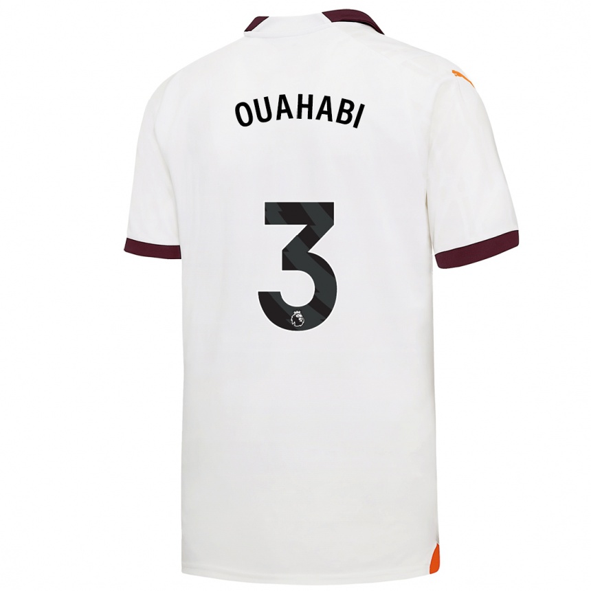 Niño Fútbol Camiseta Leila Ouahabi #3 Blanco 2ª Equipación 2023/24