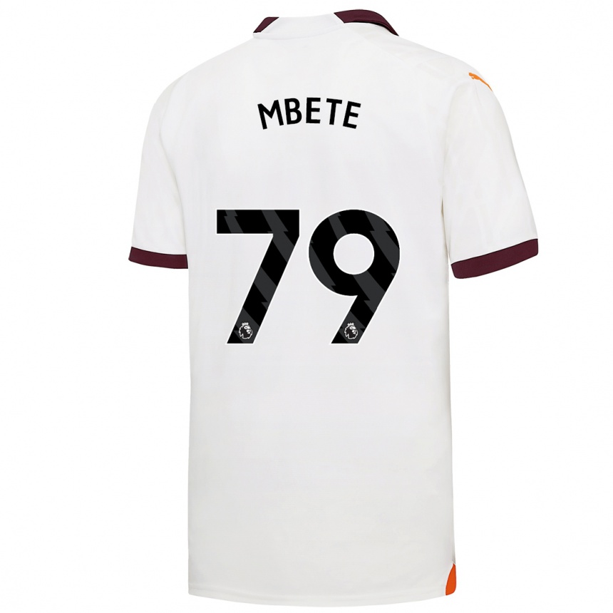 Niño Fútbol Camiseta Luke Mbete #79 Blanco 2ª Equipación 2023/24