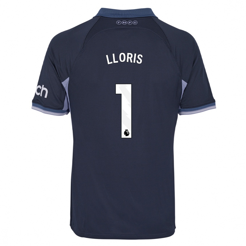 Niño Fútbol Camiseta Hugo Lloris #1 Azul Oscuro 2ª Equipación 2023/24