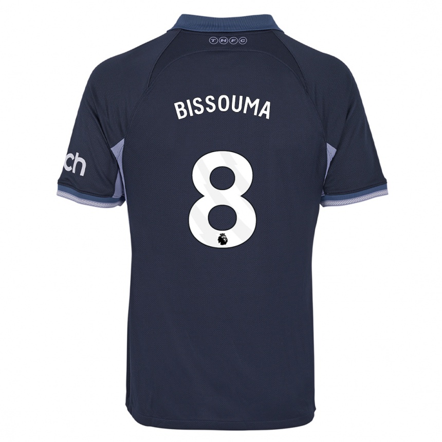 Niño Fútbol Camiseta Yves Bissouma #8 Azul Oscuro 2ª Equipación 2023/24