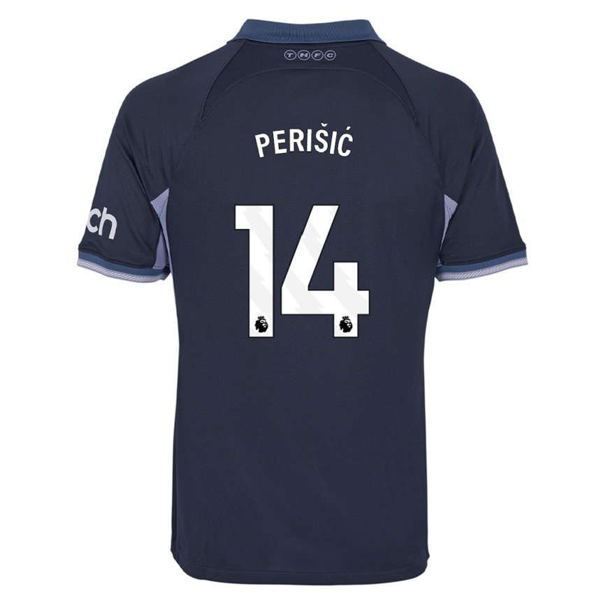 Niño Fútbol Camiseta Ivan Perisic #14 Azul Oscuro 2ª Equipación 2023/24