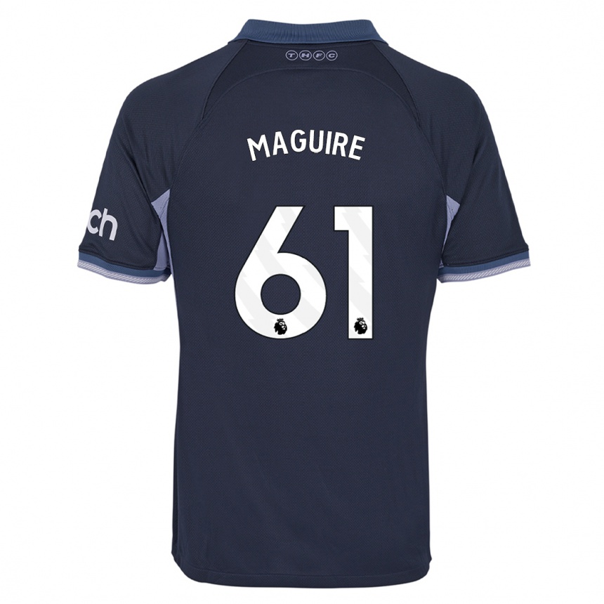 Niño Fútbol Camiseta Aaron Maguire #61 Azul Oscuro 2ª Equipación 2023/24