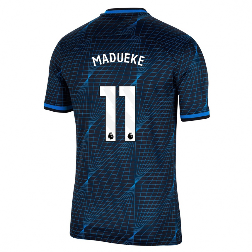 Niño Fútbol Camiseta Noni Madueke #11 Azul Oscuro 2ª Equipación 2023/24