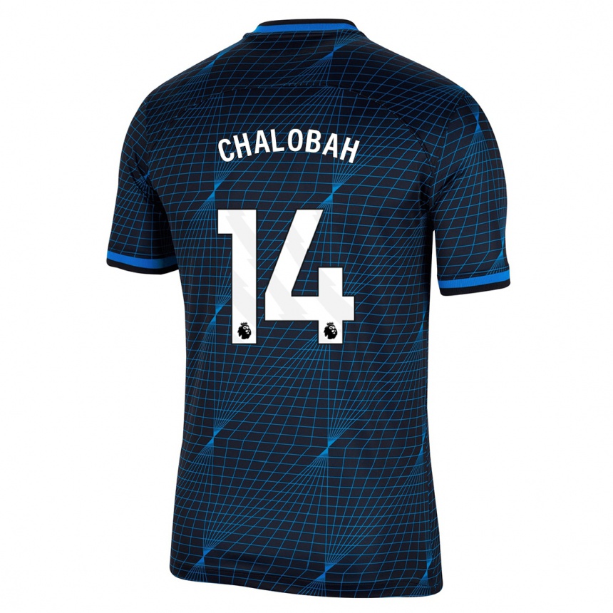 Niño Fútbol Camiseta Trevoh Chalobah #14 Azul Oscuro 2ª Equipación 2023/24