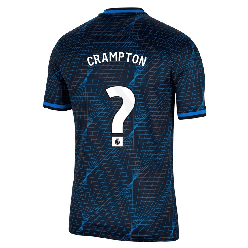 Niño Fútbol Camiseta Kai Crampton #0 Azul Oscuro 2ª Equipación 2023/24