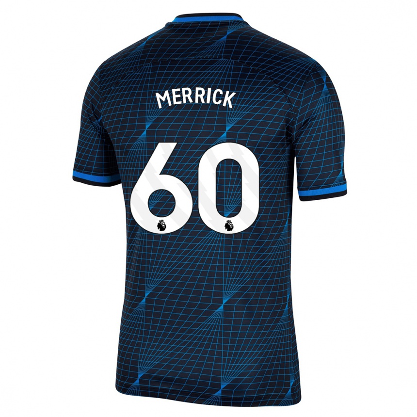 Niño Fútbol Camiseta Max Merrick #60 Azul Oscuro 2ª Equipación 2023/24