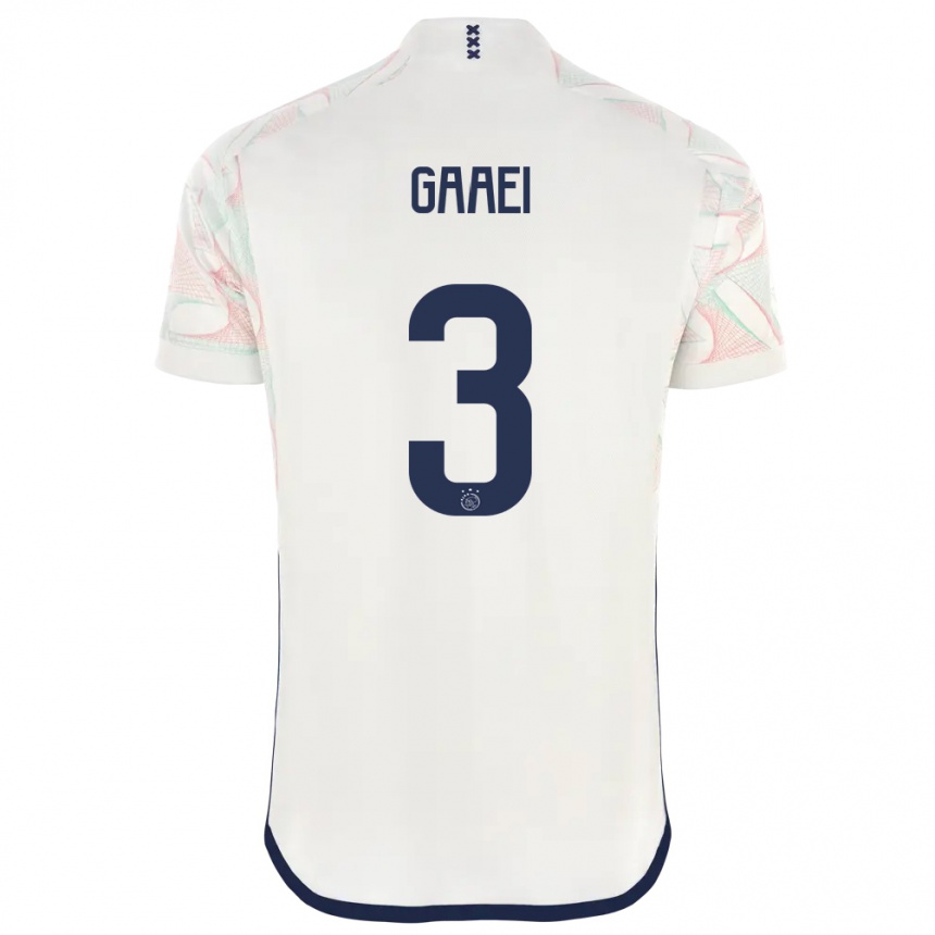 Niño Fútbol Camiseta Anton Gaaei #3 Blanco 2ª Equipación 2023/24