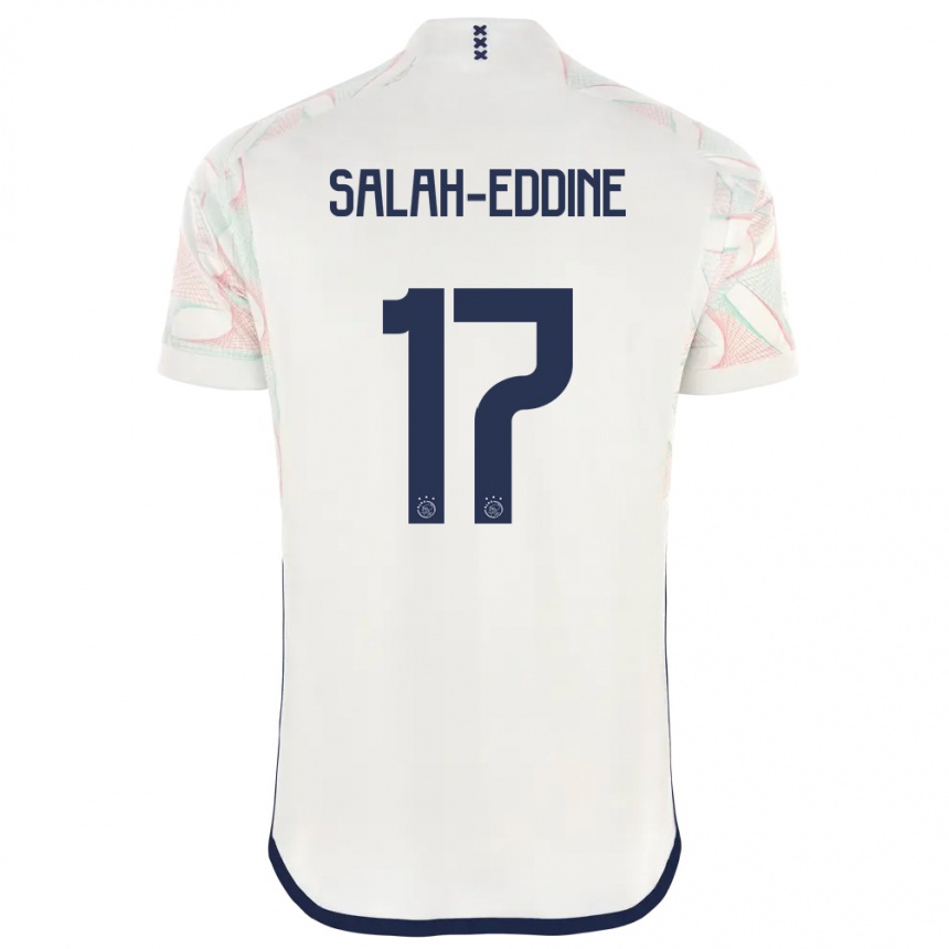 Niño Fútbol Camiseta Anass Salah-Eddine #17 Blanco 2ª Equipación 2023/24