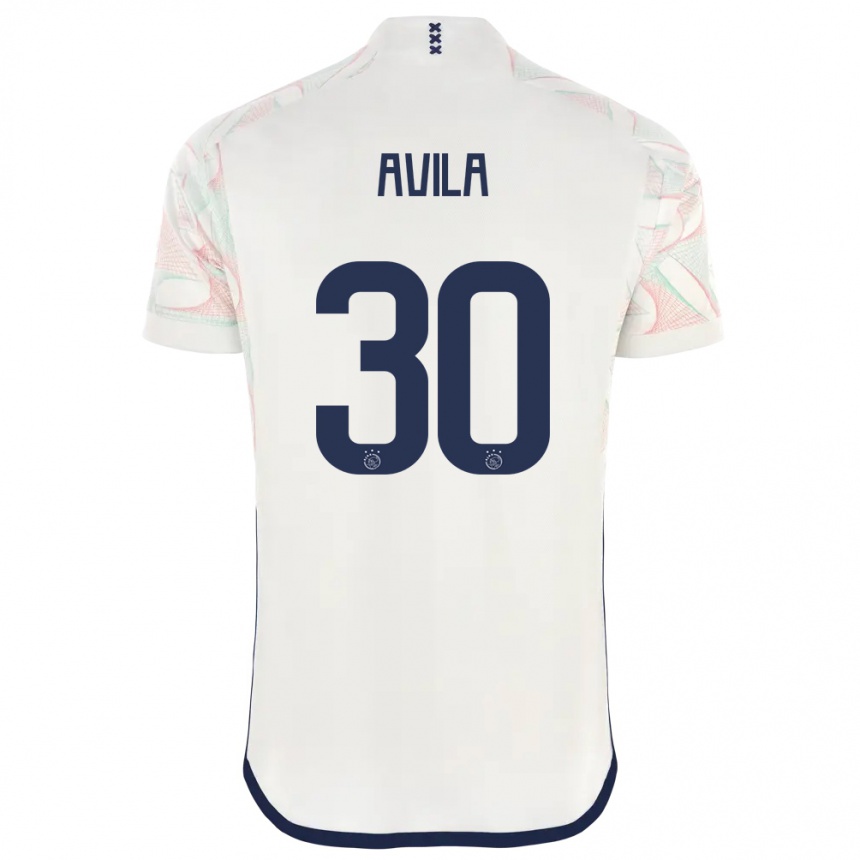 Niño Fútbol Camiseta Gastón Ávila #30 Blanco 2ª Equipación 2023/24