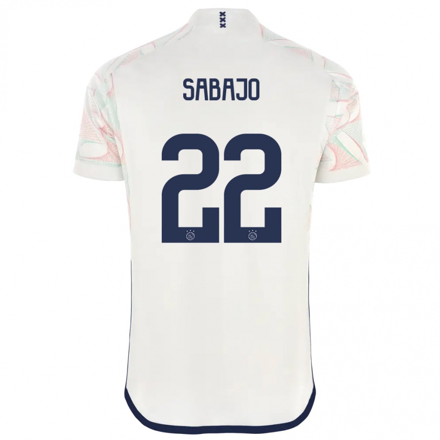 Niño Fútbol Camiseta Quinty Sabajo #22 Blanco 2ª Equipación 2023/24