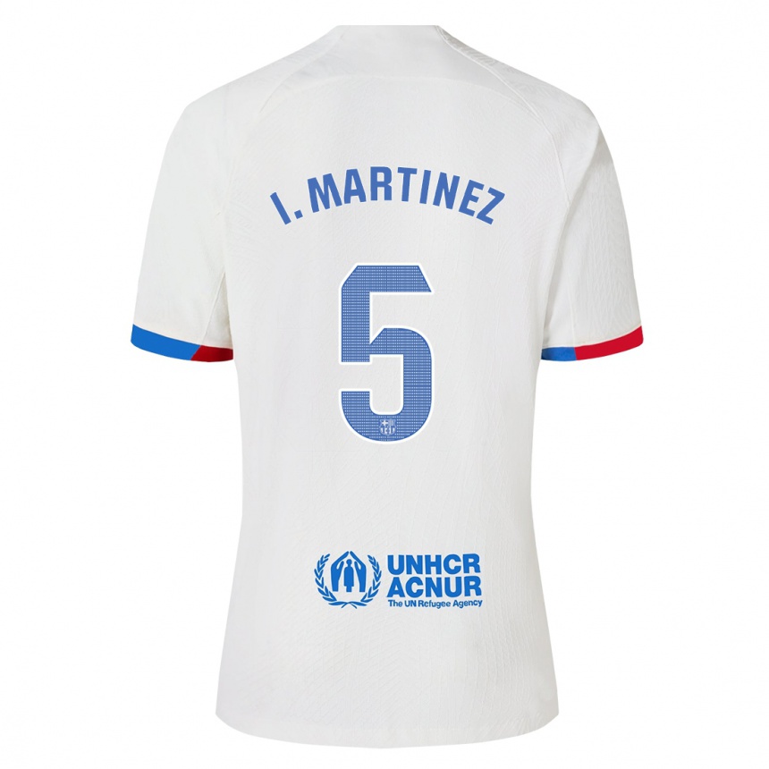 Niño Fútbol Camiseta Iñigo Martínez #5 Blanco 2ª Equipación 2023/24