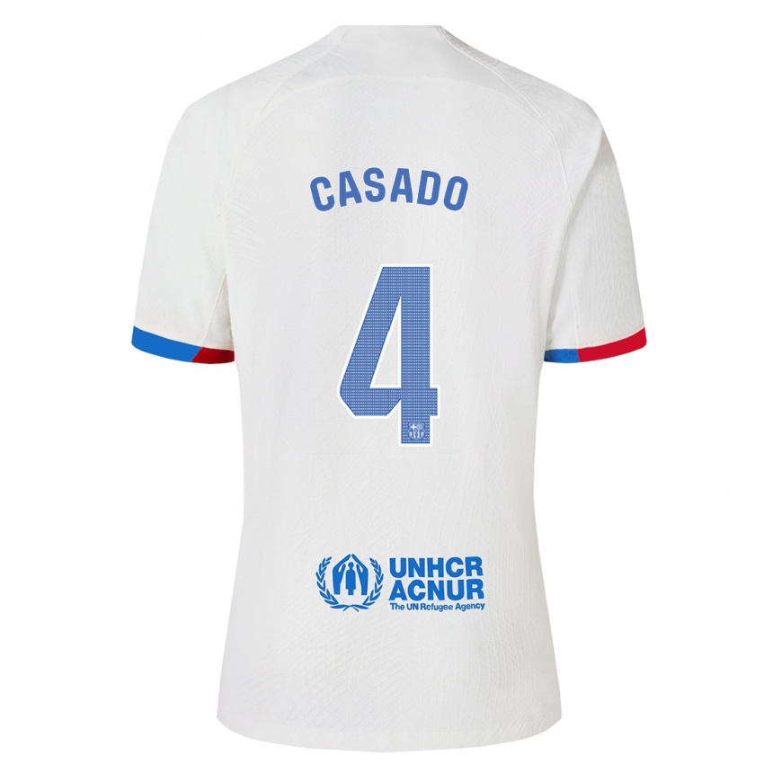 Niño Fútbol Camiseta Marc Casado #4 Blanco 2ª Equipación 2023/24