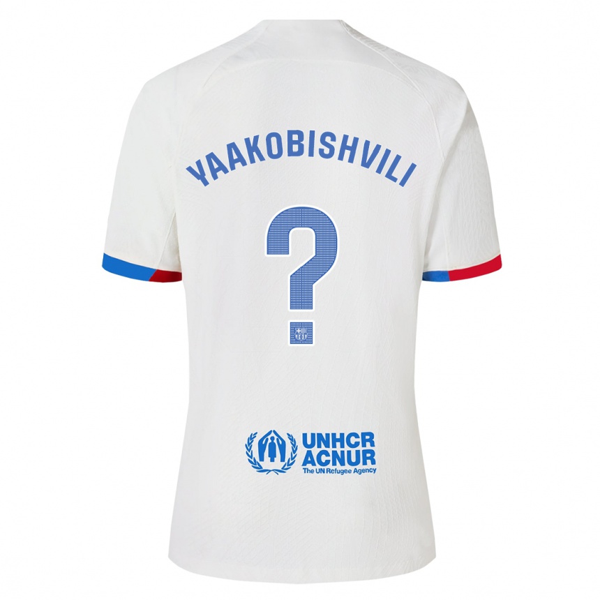 Niño Fútbol Camiseta Áron Yaakobishvili #0 Blanco 2ª Equipación 2023/24