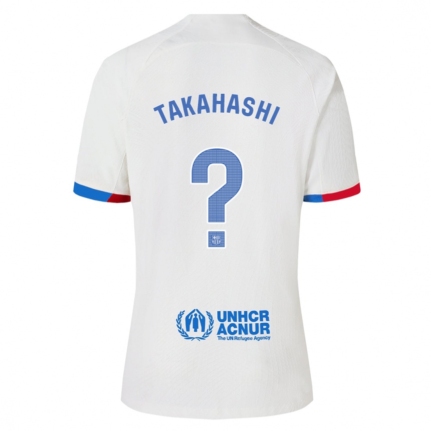 Niño Fútbol Camiseta Niko Takahashi #0 Blanco 2ª Equipación 2023/24