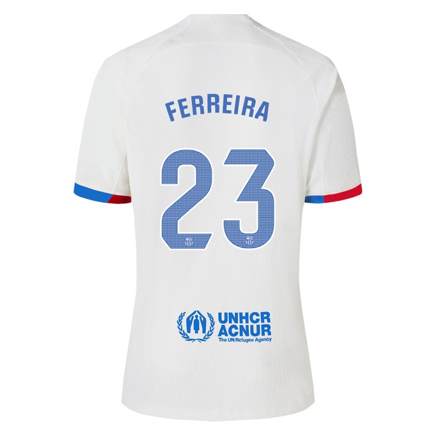 Niño Fútbol Camiseta Geyse Ferreira #23 Blanco 2ª Equipación 2023/24