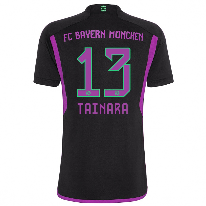 Niño Fútbol Camiseta Tainara #13 Negro 2ª Equipación 2023/24