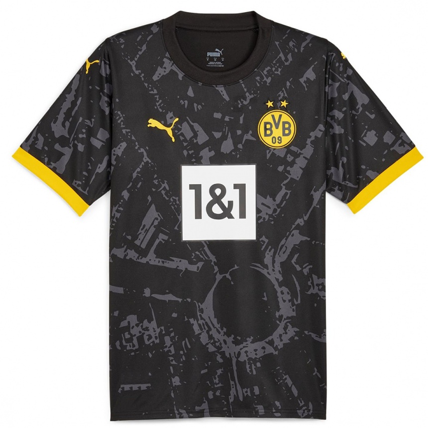 Niño Fútbol Camiseta Tiago Estevão #33 Negro 2ª Equipación 2023/24