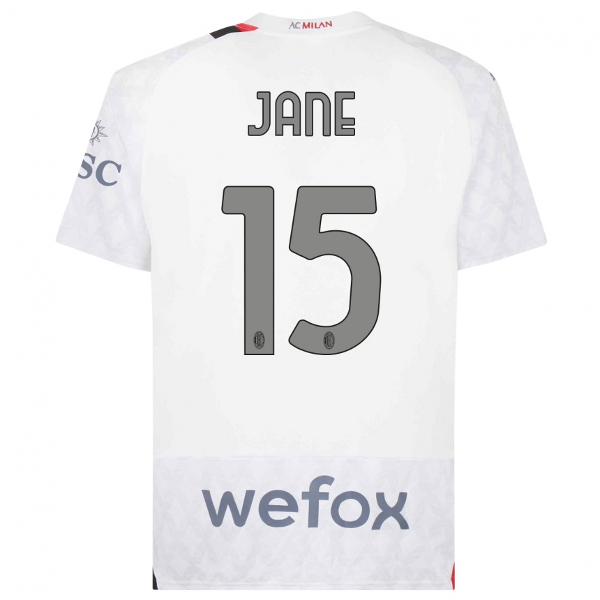 Niño Fútbol Camiseta Refiloe Jane #15 Blanco 2ª Equipación 2023/24