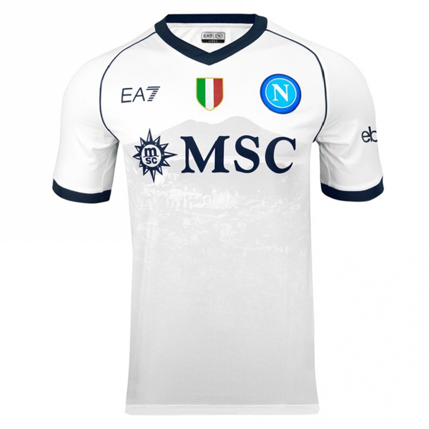 Niño Fútbol Camiseta Dylan De Pasquale #8 Blanco 2ª Equipación 2023/24