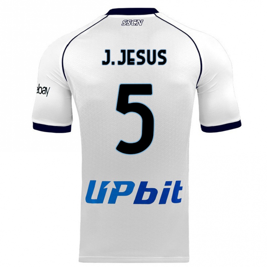 Niño Fútbol Camiseta Juan Jesus #5 Blanco 2ª Equipación 2023/24