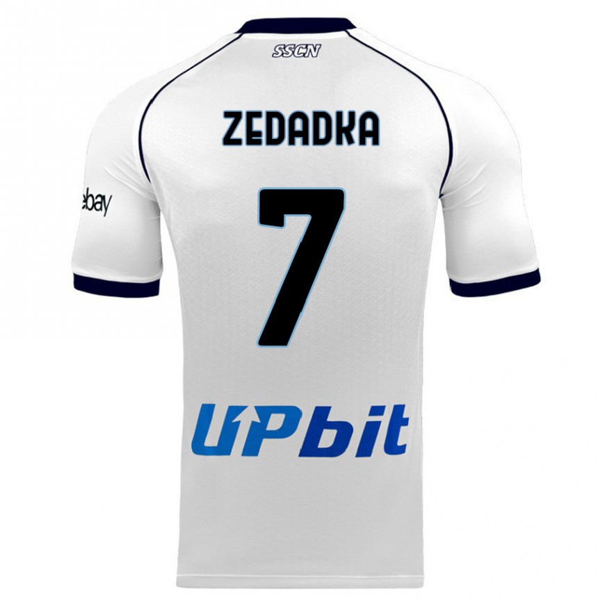 Niño Fútbol Camiseta Karim Zedadka #7 Blanco 2ª Equipación 2023/24