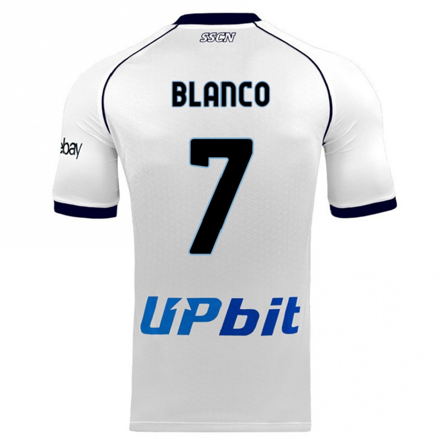 Niño Fútbol Camiseta Gimena Blanco #7 Blanco 2ª Equipación 2023/24