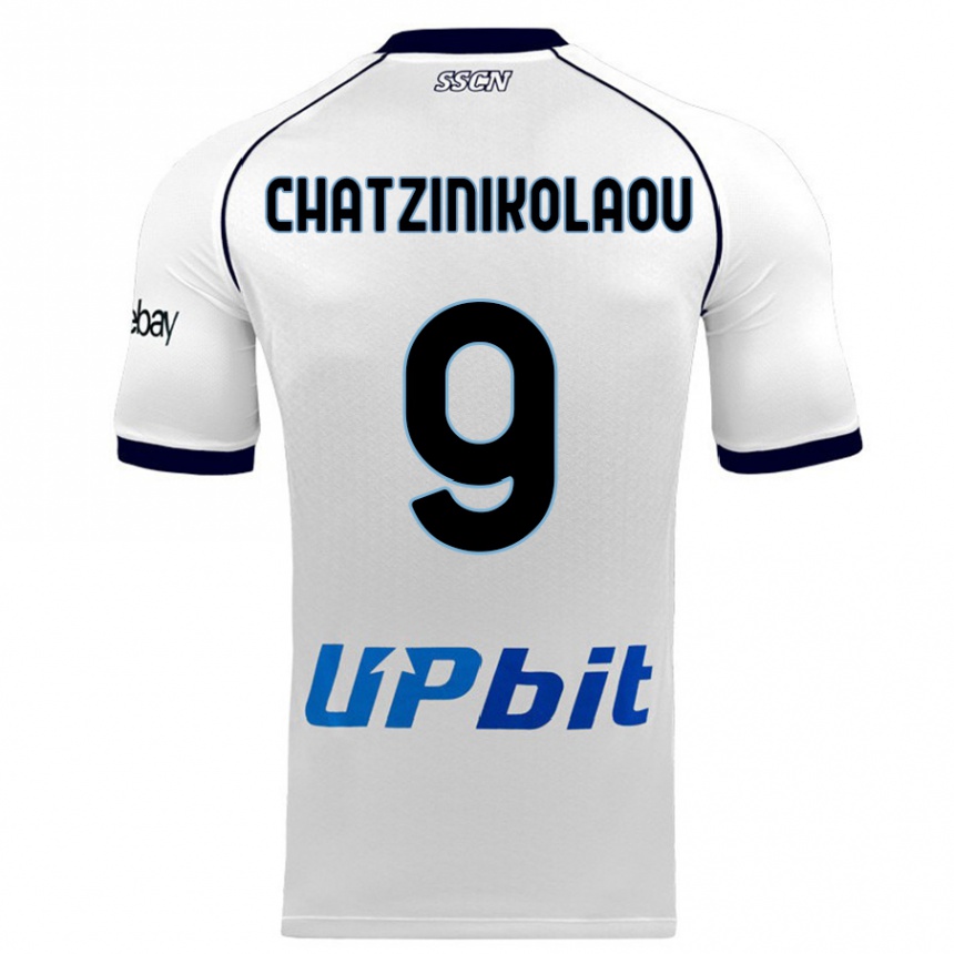 Niño Fútbol Camiseta Despoina Chatzinikolaou #9 Blanco 2ª Equipación 2023/24