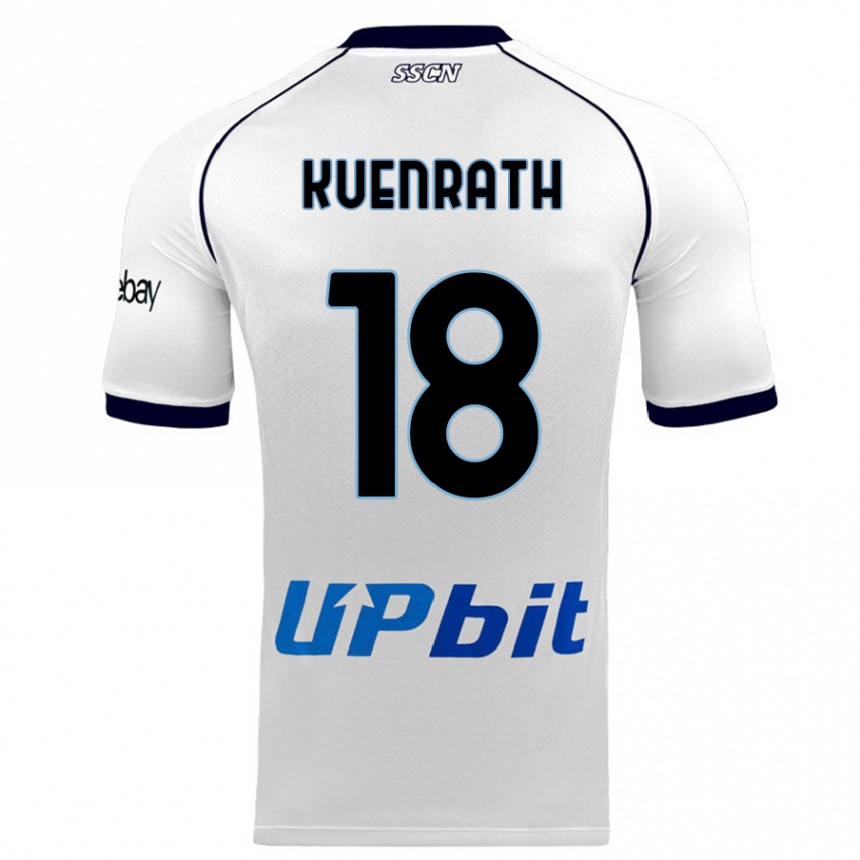 Niño Fútbol Camiseta Melanie Kuenrath #18 Blanco 2ª Equipación 2023/24