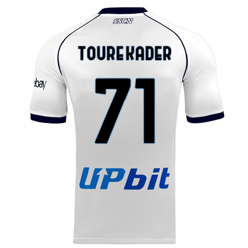 Niño Fútbol Camiseta Aziz Toure Kader #71 Blanco 2ª Equipación 2023/24