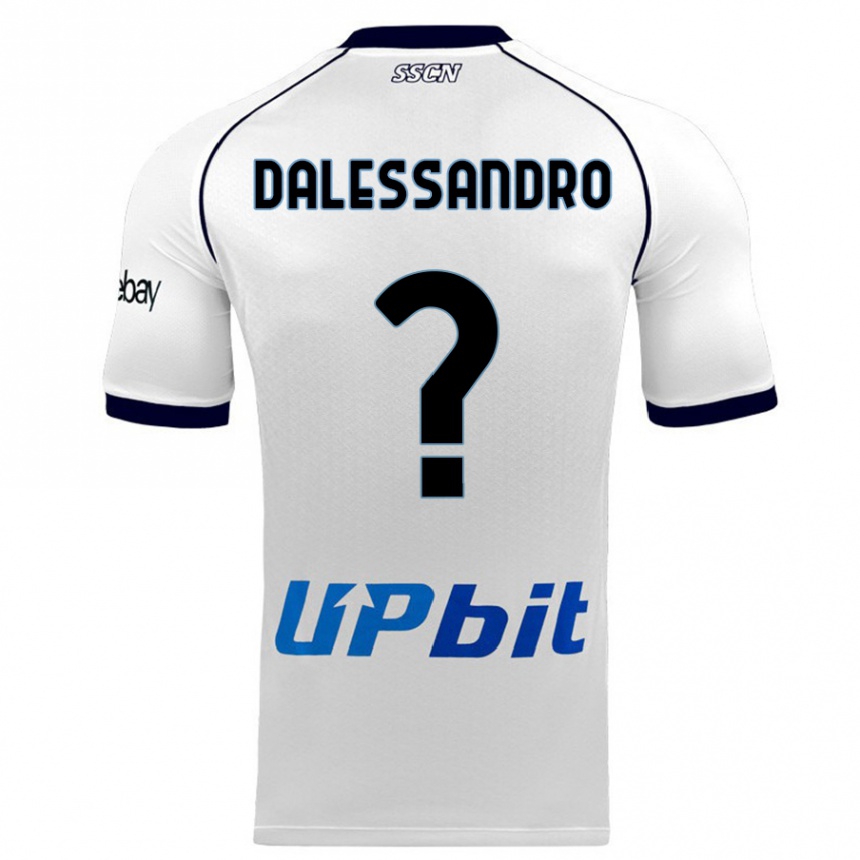 Niño Fútbol Camiseta Nicola Dalessandro #0 Blanco 2ª Equipación 2023/24