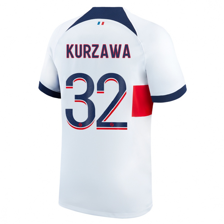 Niño Fútbol Camiseta Layvin Kurzawa #32 Blanco 2ª Equipación 2023/24