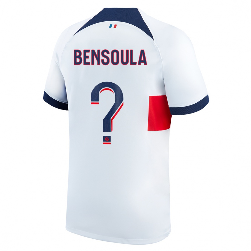 Niño Fútbol Camiseta Kamil Bensoula #0 Blanco 2ª Equipación 2023/24