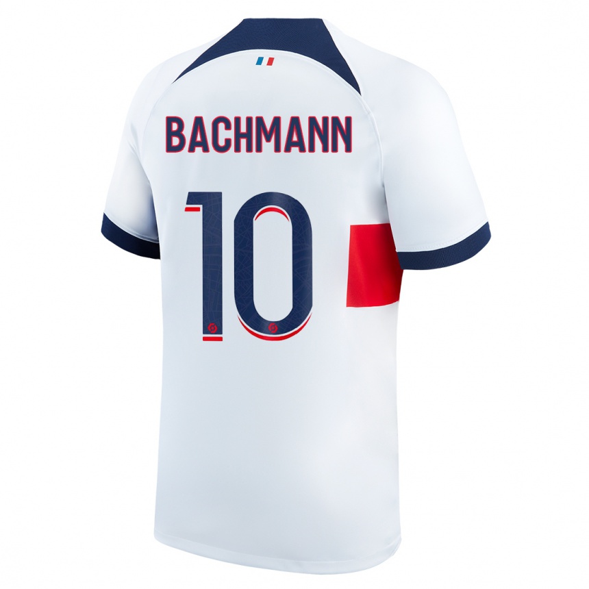 Niño Fútbol Camiseta Ramona Bachmann #10 Blanco 2ª Equipación 2023/24