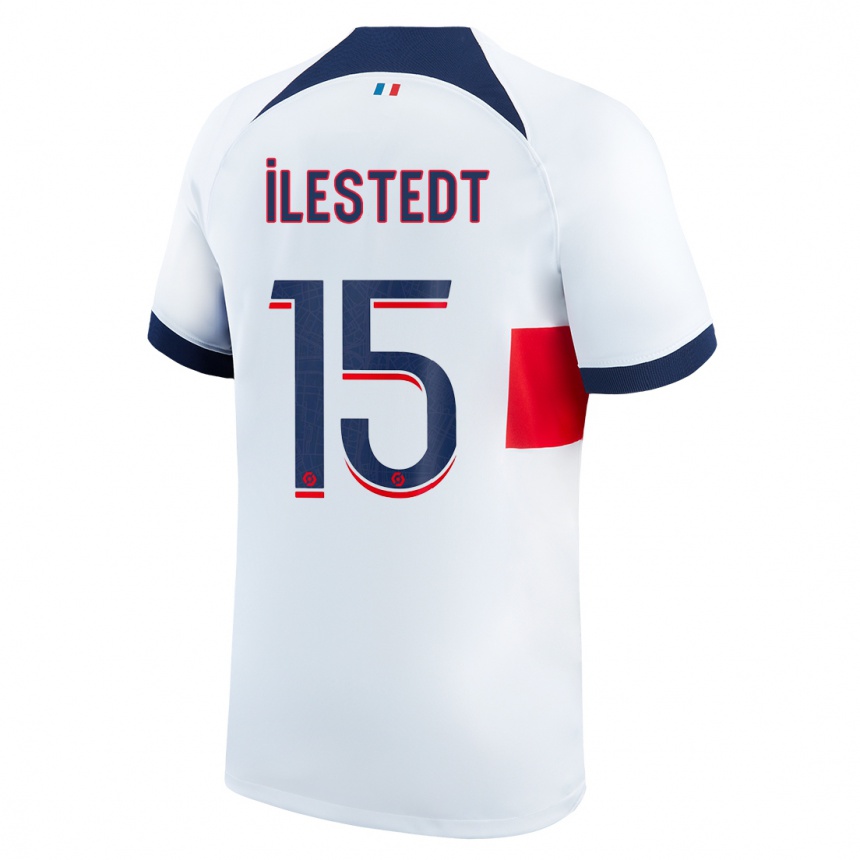 Niño Fútbol Camiseta Amanda Ilestedt #15 Blanco 2ª Equipación 2023/24