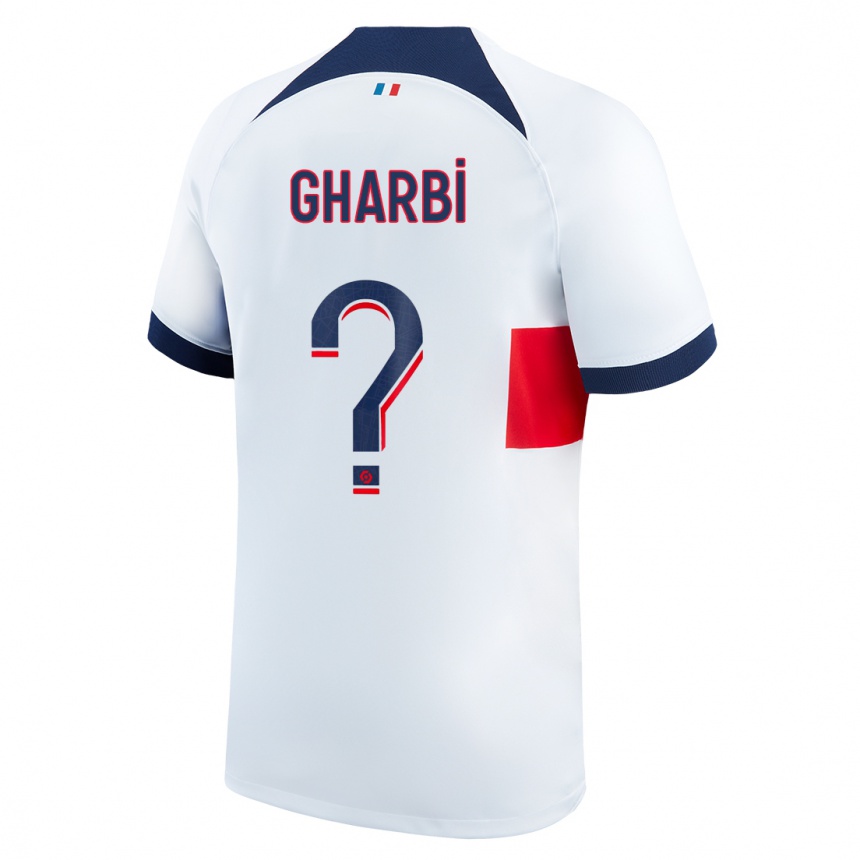 Niño Fútbol Camiseta Ismael Gharbi #0 Blanco 2ª Equipación 2023/24