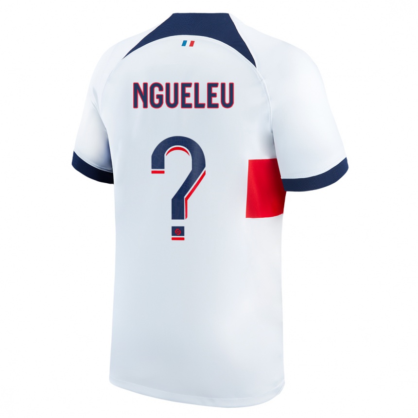 Niño Fútbol Camiseta Soufiya Ngueleu #0 Blanco 2ª Equipación 2023/24