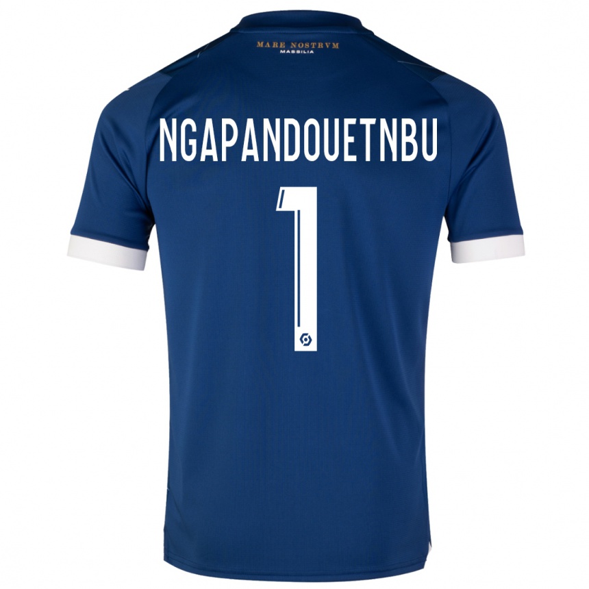 Niño Fútbol Camiseta Simon Ngapandouetnbu #1 Azul Oscuro 2ª Equipación 2023/24