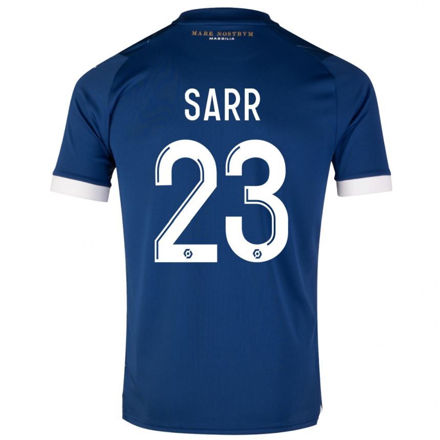 Niño Fútbol Camiseta Ismaïla Sarr #23 Azul Oscuro 2ª Equipación 2023/24