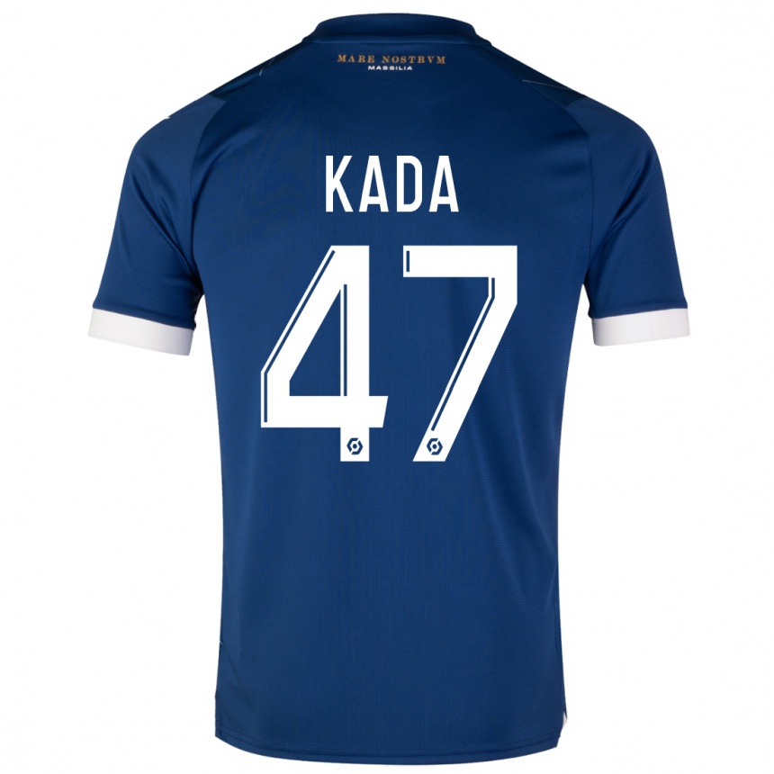 Niño Fútbol Camiseta Joakim Kada #47 Azul Oscuro 2ª Equipación 2023/24