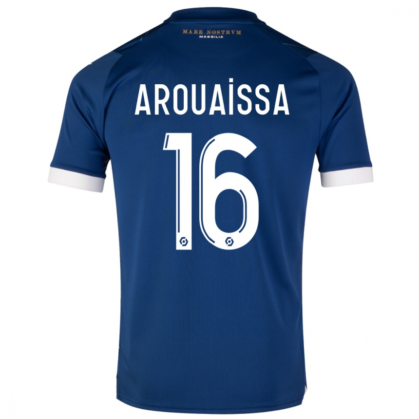 Niño Fútbol Camiseta Ines Arouaissa #16 Azul Oscuro 2ª Equipación 2023/24