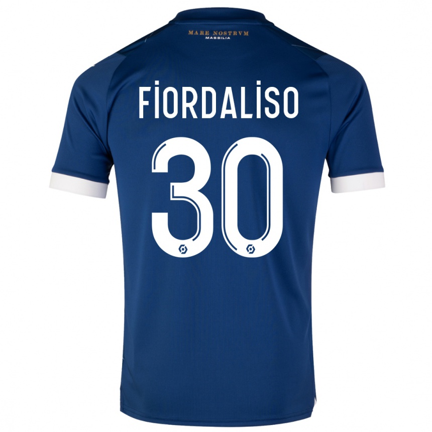 Niño Fútbol Camiseta Thelma Fiordaliso #30 Azul Oscuro 2ª Equipación 2023/24